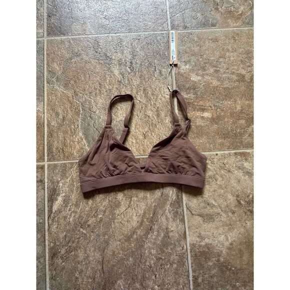 Skims Fits Everybody Triangle Bralette Jasper Size XS - Picture 4 of 9